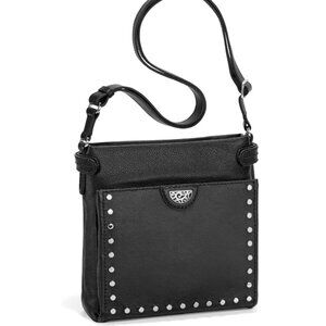 LIKE NEW Brighton Pretty Tough Royce studded organizer crossbody bag